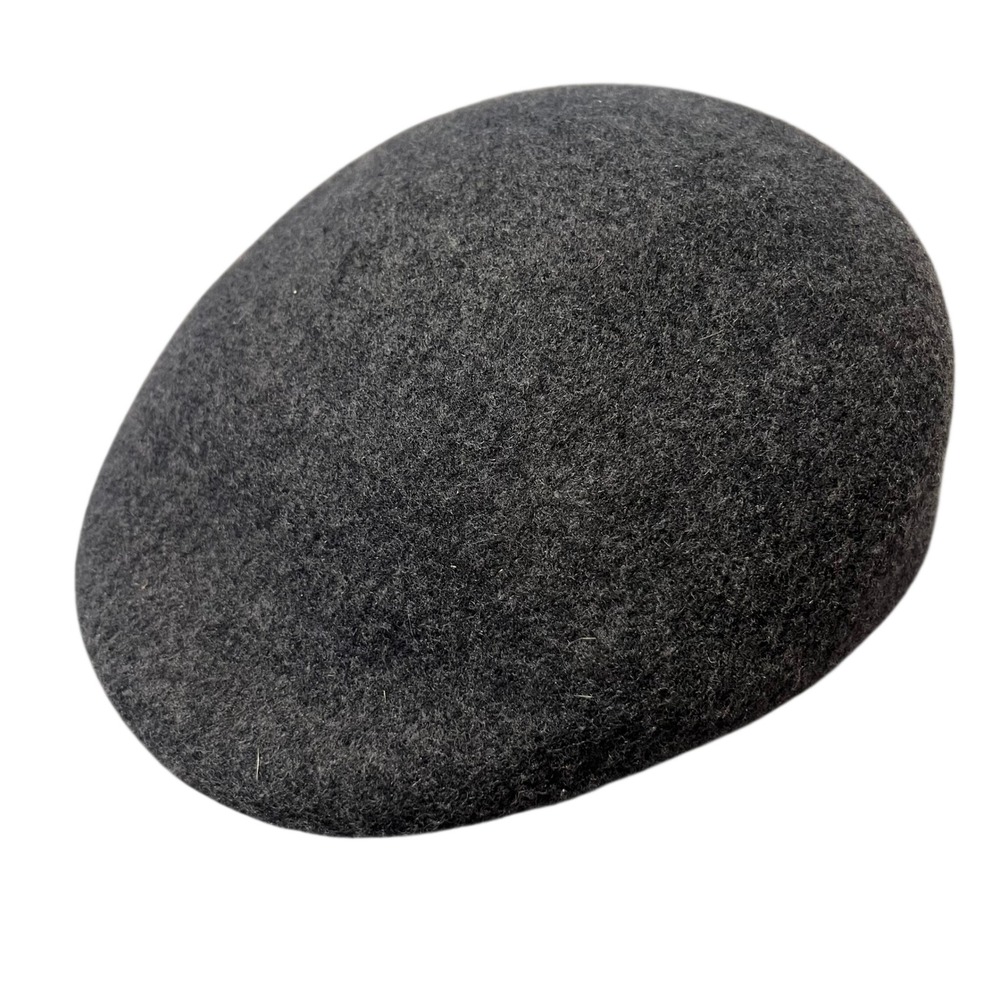 Apt. 9 Womens Charcoal Gray 100% Wool Newsboy Flat‎ Cap Hat Size S/M